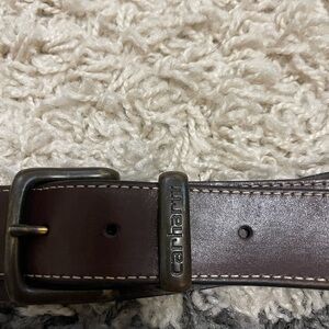 Carhartt Dark Brown Leather Belt Bag